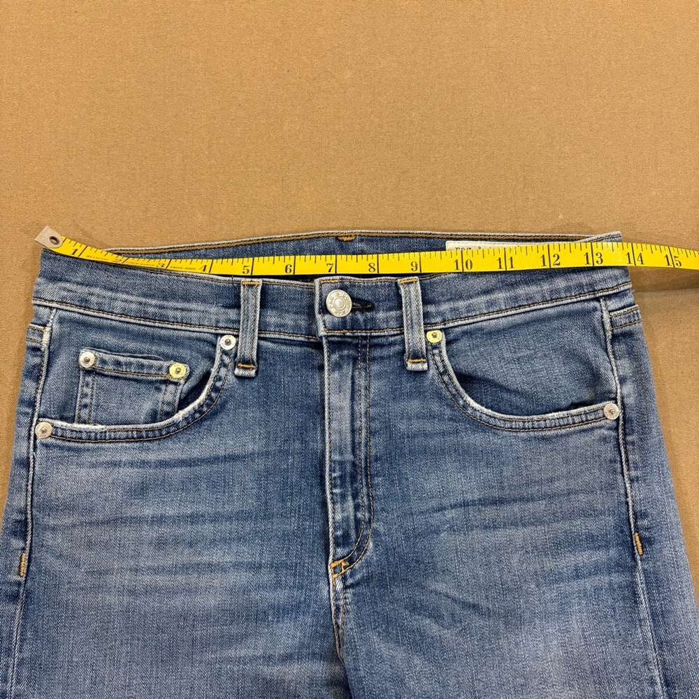 Rag & Bone Women’s 10 Inch Crop Flare Distressed Jeans Size 27 - Picture 14 of 16